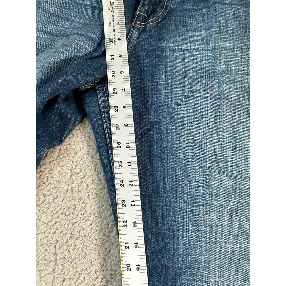 Ecko Unltd Mens Baggy Fit Blue Jeans Y2K Streetwear Denim Size 32 100% Cotton